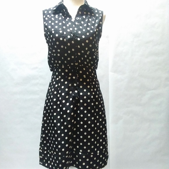 Freeway Dresses & Skirts - Freeway Polka Dot Midi Dress Size Small